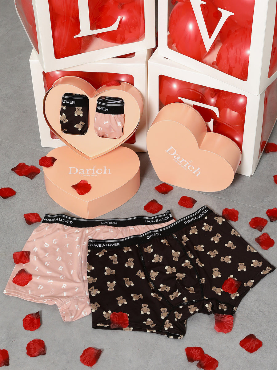 バレンタインメンズショーツセット