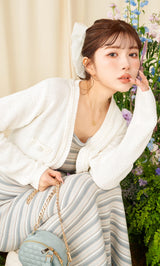 アンサンブルマルチボーダーロングワンピース