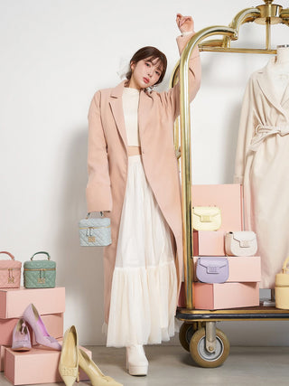 モデル：160cm（着用サイズ：FREE　着用カラー：P-BEG）