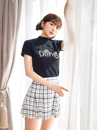 モデル：160cm（着用サイズ：FREE　着用カラー：BLK）