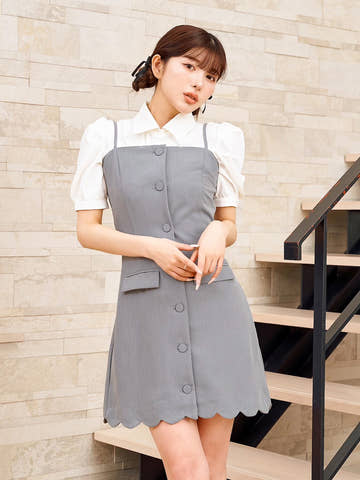 モデル：160cm（着用サイズ：FREE　着用カラー：GRY）