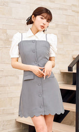 モデル：160cm（着用サイズ：FREE　着用カラー：GRY）