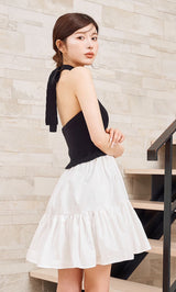 モデル：160cm（着用サイズ：FREE　着用カラー：BLK）