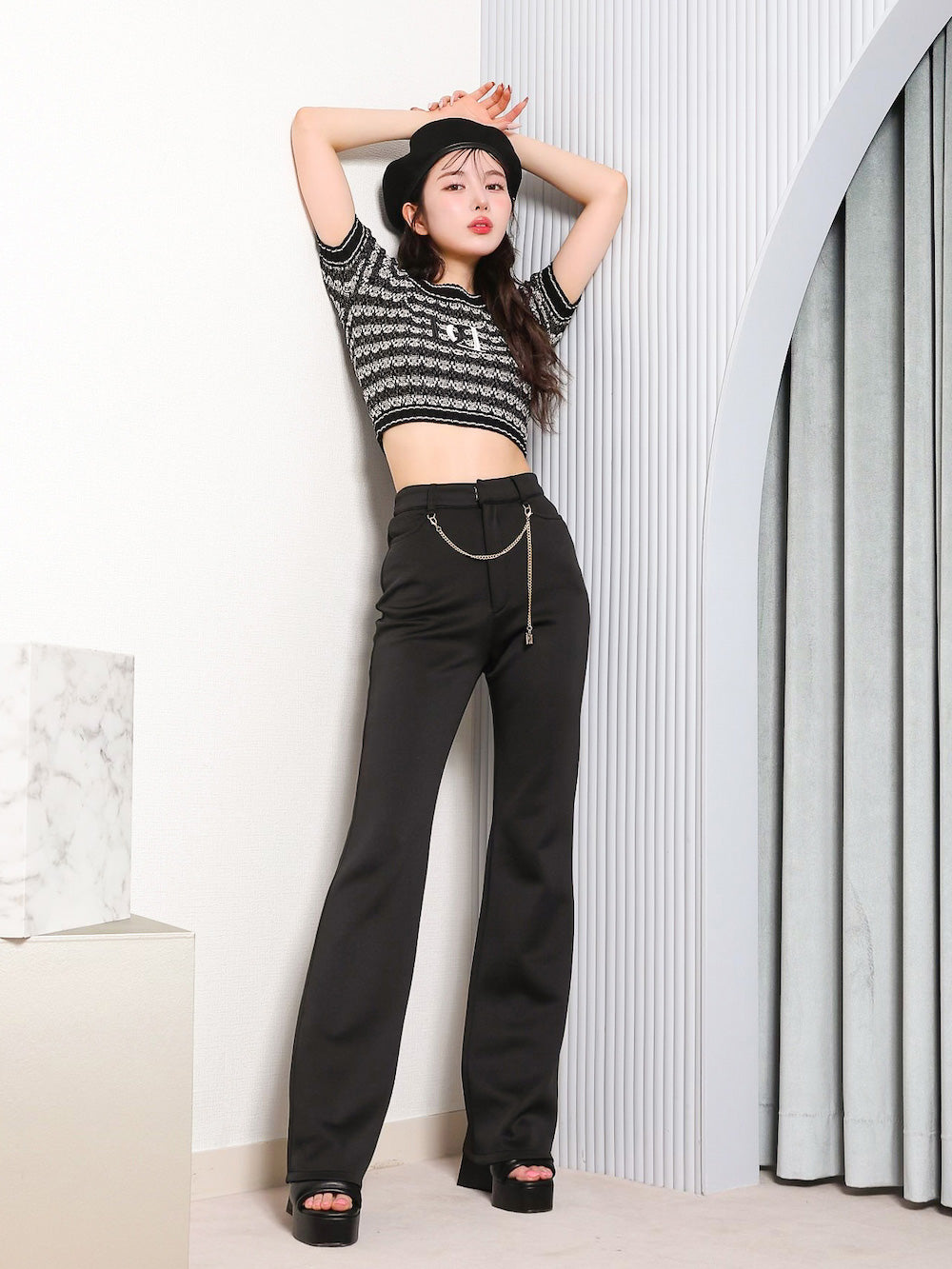 DDマリンボーダーニットトップス – Darich (ダーリッチ)