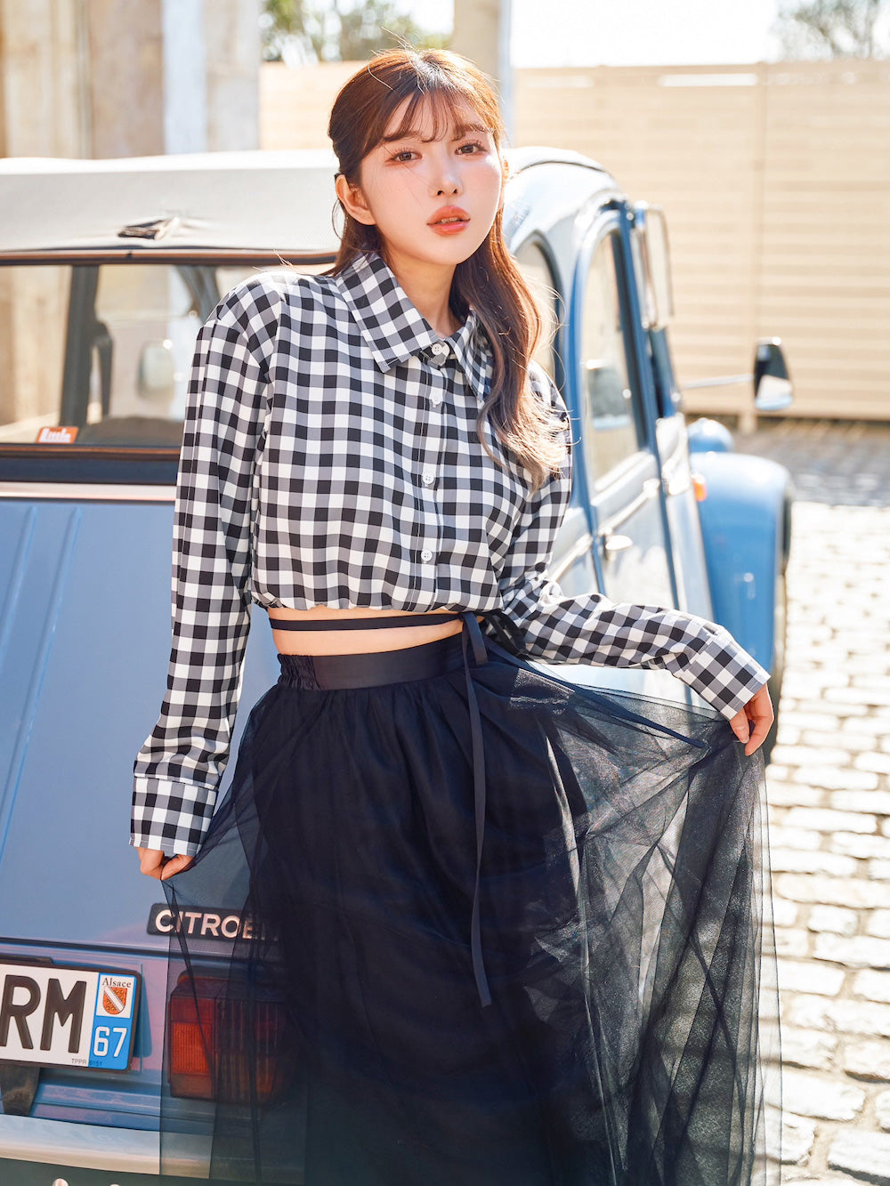 ギンガムチェックショートシャツ – Darich (ダーリッチ)