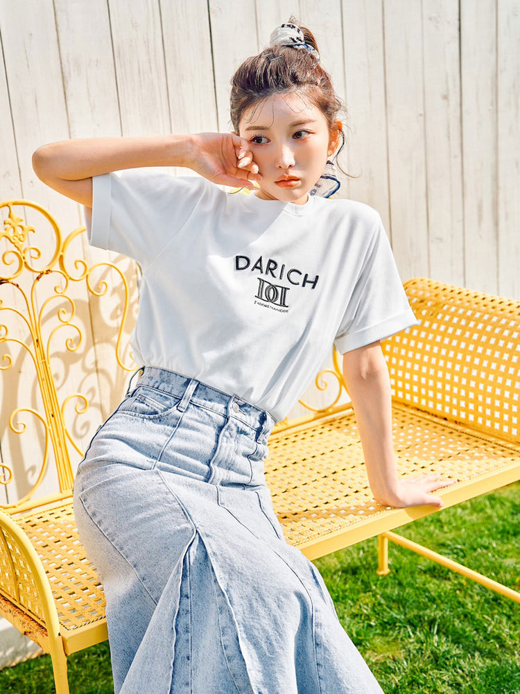 DDロゴエンブロイダリーTシャツ – Darich (ダーリッチ)