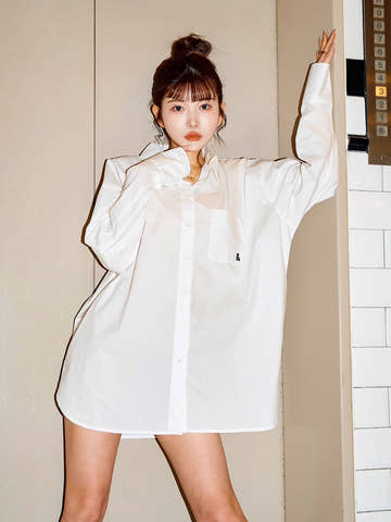 モデル：160cm（着用サイズ：FREE　着用カラー：WHT）